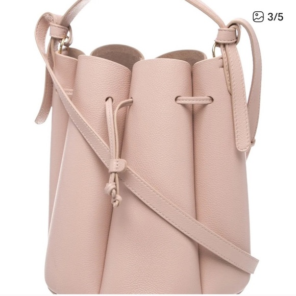 Polene Numero Huit  Pink Bucket Purse New - Picture 2 of 8